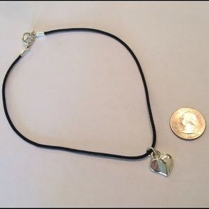 Silver heart necklace