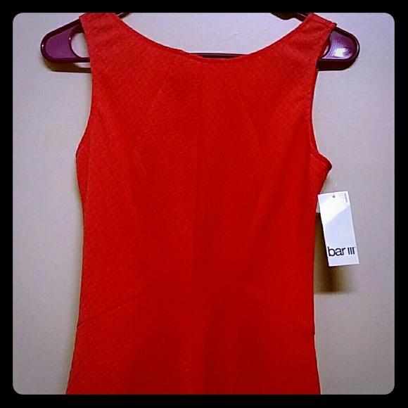 NWT Bar III Orange Dress - Picture 1 of 4