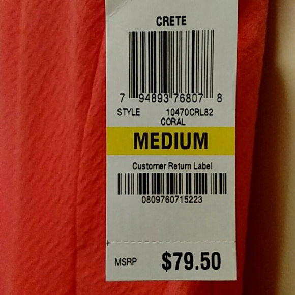 NWT Bar III Orange Dress - Picture 3 of 4