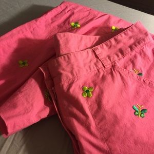 [lilly pulitzer] PINK BUTTERFLY PANT
