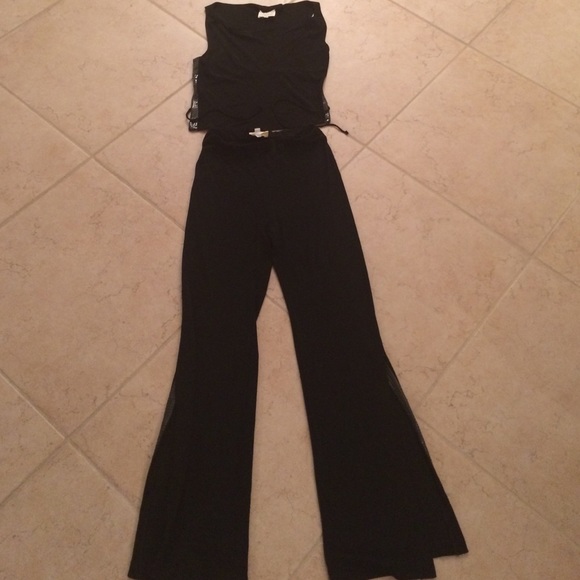 Cache Black pantsuit
