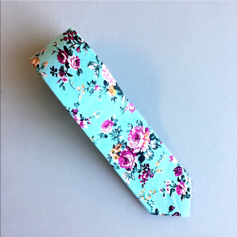 Men's vintage floral tie! - Picture 3 of 7