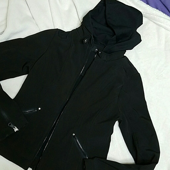 Black softshell jacket