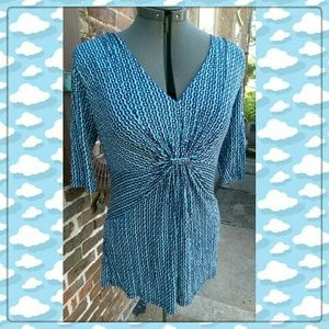 Cotton blue top
