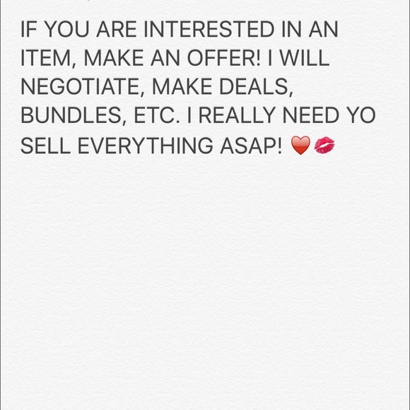 MAKE ME OFFERS, COMMENT!!