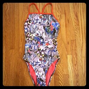 Speedo USA printed training suit 8/34
