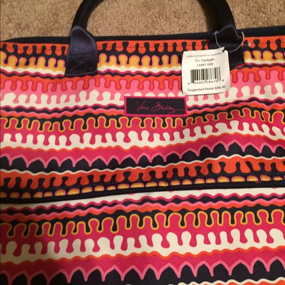 Vera Bradley expandable travel bag