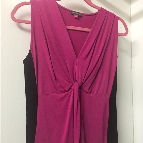 Pink and Black Vince Camuto Blouse
