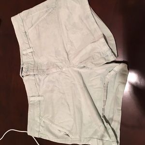 Light blue midis shorts