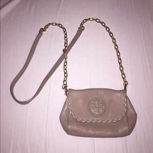 Faux Tory Burch leather crossbody