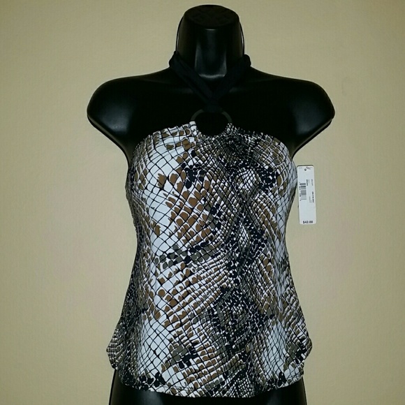 Snake skin halter