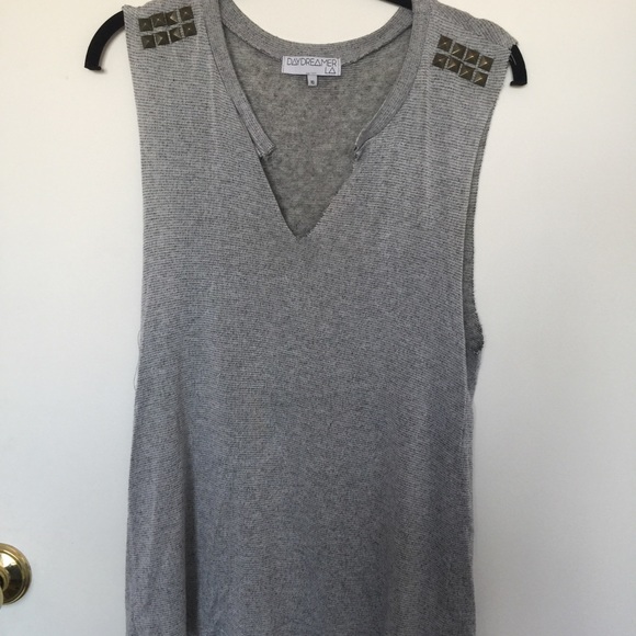 Daydreamer LA Muscle Tank Tee with Gold Hardware - Picture 1 of 1