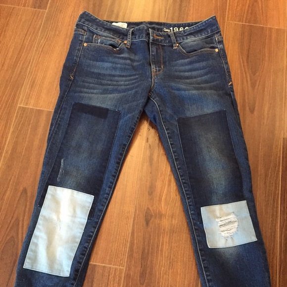 GAP patchwork jeans