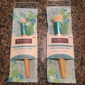 ECOTOOLS BEAUTY BRUSHES • 2 NEW IN SEALED PACKAGE