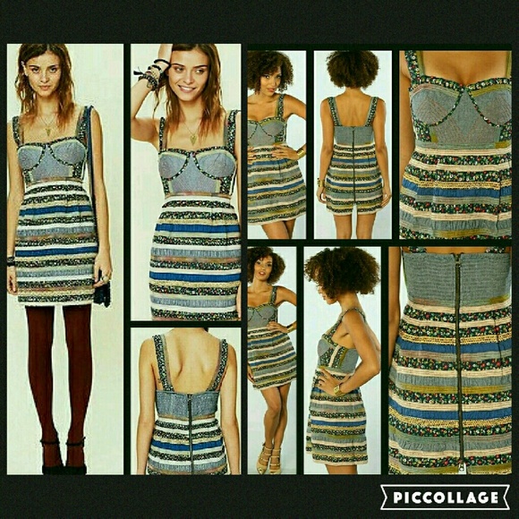 Free People Dresses & Skirts - 💣SOLD💥🌈 Free People NEW ROMANTICS Patchwork quilted. Dress