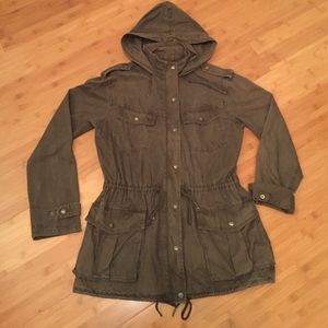 Aritzia Talula Trooper Jacket Olive