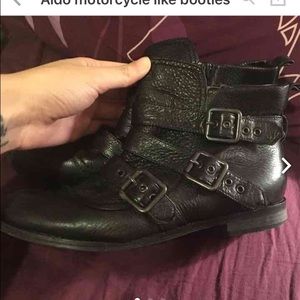 Aldo motorcycle like booties