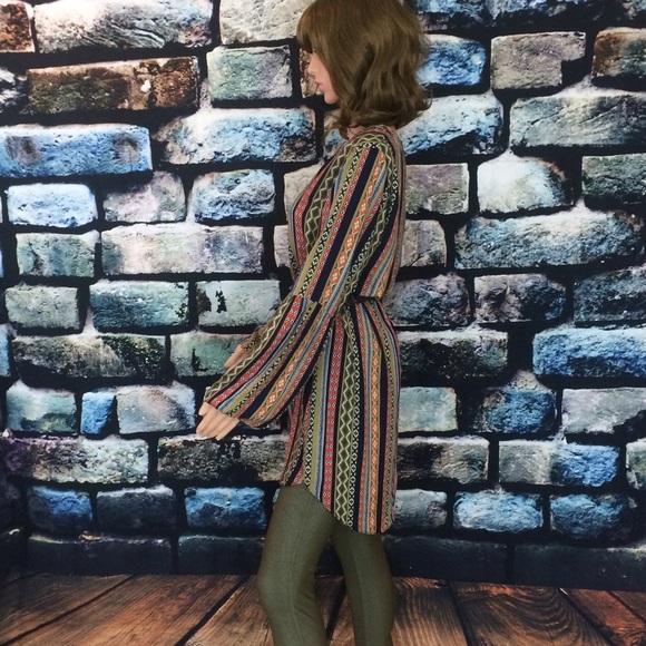 Plus Size Striped Tunic - Picture 2 of 4