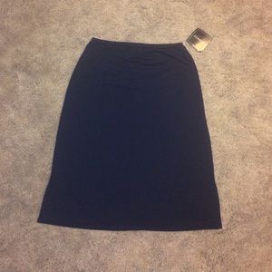Solid Black Dressy Skirt
