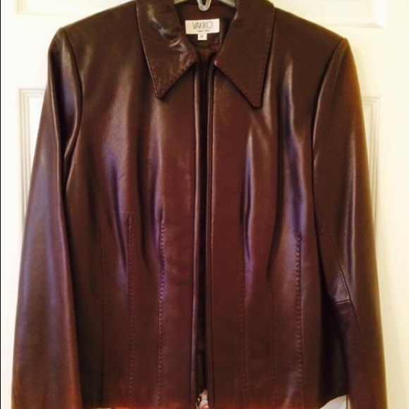 Chocolate Brown Leather Jacket