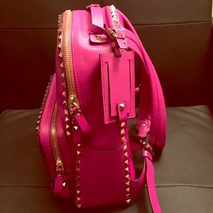Valentino Rockstud Backpack - Pink -