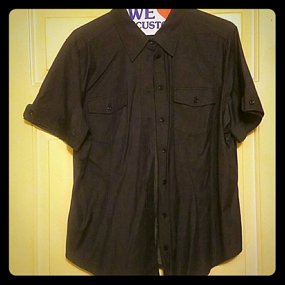 NY & Co. Stretch Soft Denim shirt Size XL