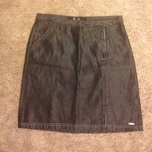 Girl's Guess Black Denim Skirt