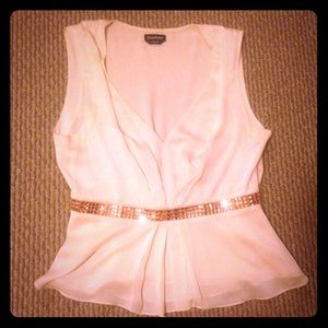 Cute pink Bebe Going Out Top