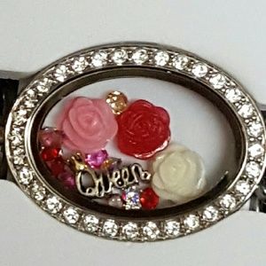 Swarovski Crystal Bracelet First Time Oval Locket