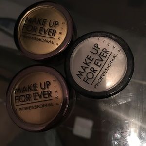 Makeup forever star powder and metal powder