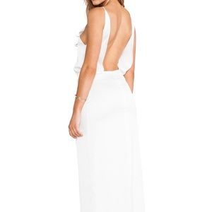 Assali REVOLVE Paola Long Goddess Dress In White