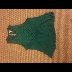Emerald green halter with sparklies