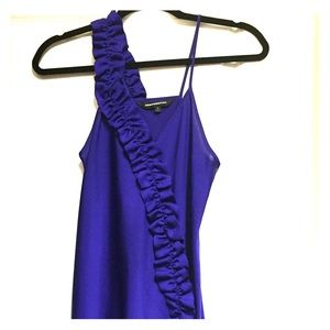 Express Purple One shoulder Top