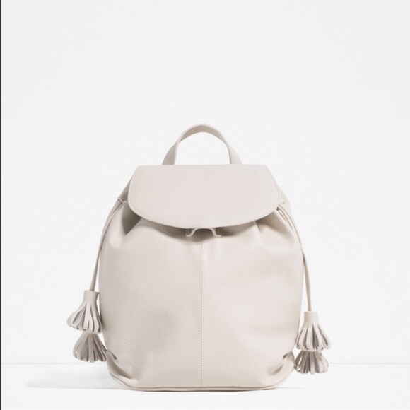 Zara Handbags - NWT ZARA backpack with tassel! ❤️🙌💃
