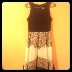 Beautiful twirly dress with uneven skirt