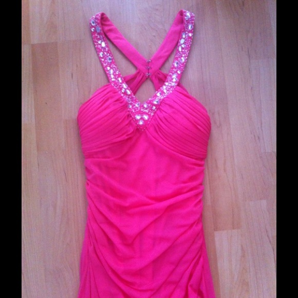 Women's Floor Length Formal Gown - Picture 2 of 4