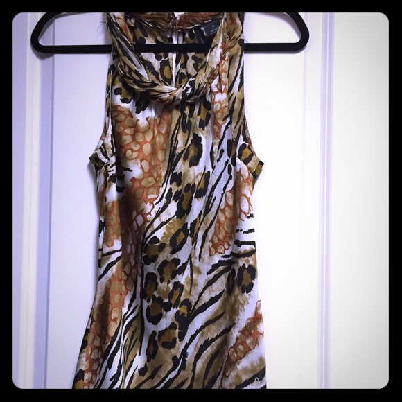 Animal Print Dress Top - Picture 1 of 2