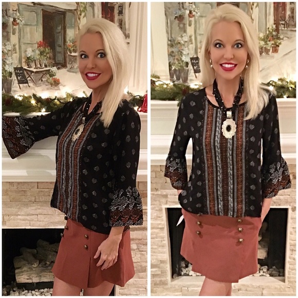 Lovely 3 qtr sleeve printed blouse💕 - Picture 2 of 2