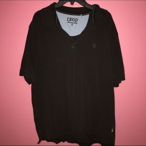 Black polo "collar" shirt