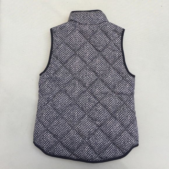 J. Crew RETAIL Herringbone Quilted Puffy Vest - Picture 4 of 4