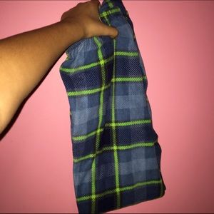 boys blue and green pajama pants