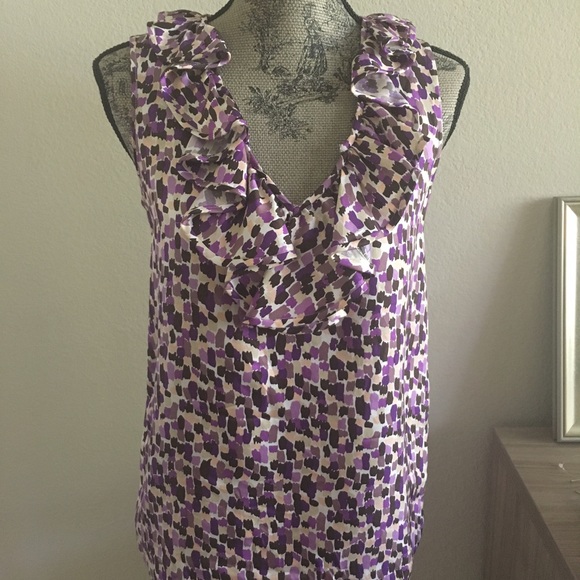 Kate Spade Floral Non-Sleeve Top