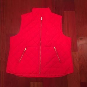 old navy orange vest