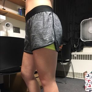 Gray Layer 8 Shorts