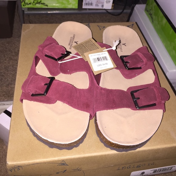 Burgundy Sandal