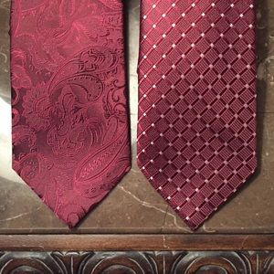 NWOT - 2 Red Michael Kors Ties
