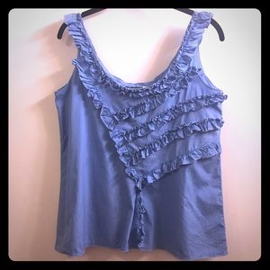 JIL SANDER- ruffle tank