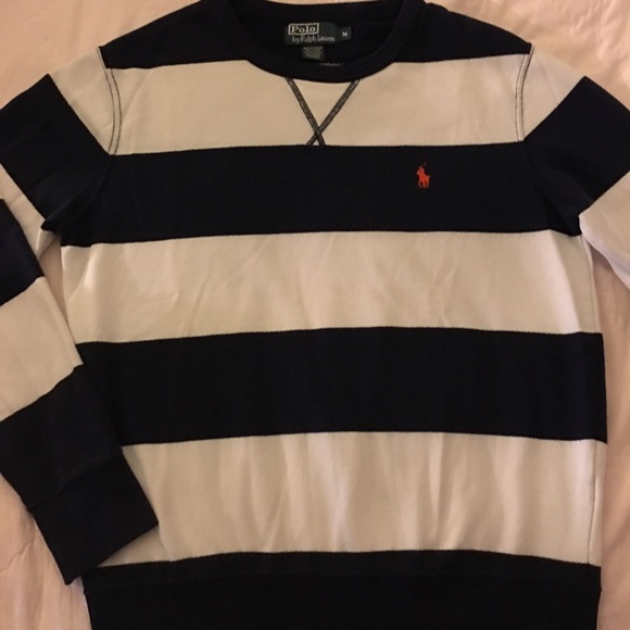 POLO Ralph Lauren Striped Crewneck Sweatshirt