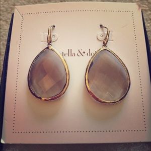 Stella and Dot Serenity Stone Earrings no box