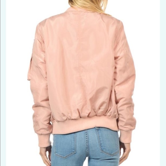 Last One 💫Pink Bomber Jacket - Brand New💫 - Picture 2 of 6